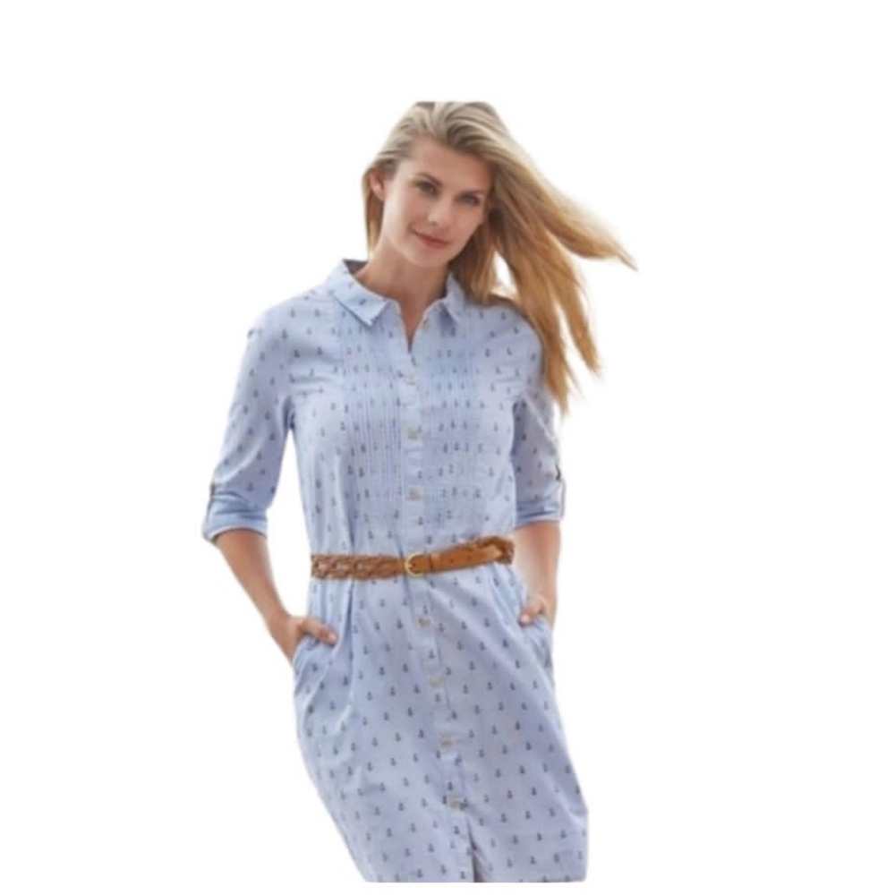 Hamlet womens Shirt Dress button up size M